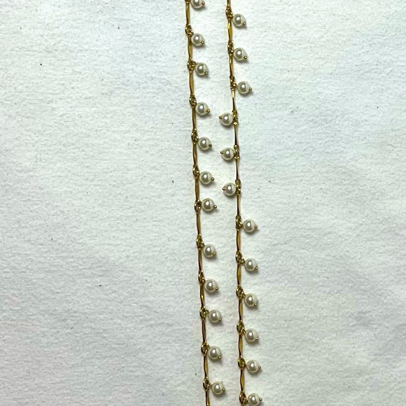 J. Crew Like New Gold String of Pearls! - Picture 3 of 6